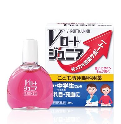 【日本代購】樂敦 V Rohto Junior 兒童專用 養潤眼藥水 13mL