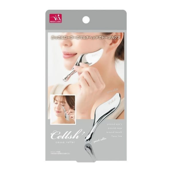 【日本代購】日本Needs Labo Cellsh多功能臉部按摩刮痧板