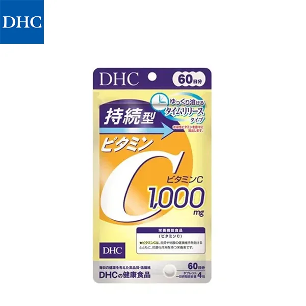 DHC 持續型維他命C 维生素C 美白增強免疫力 60日分240粒
